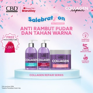CBD Collagen Repair Package Hair Shampoo + Hair Conditioner + Hair Mask