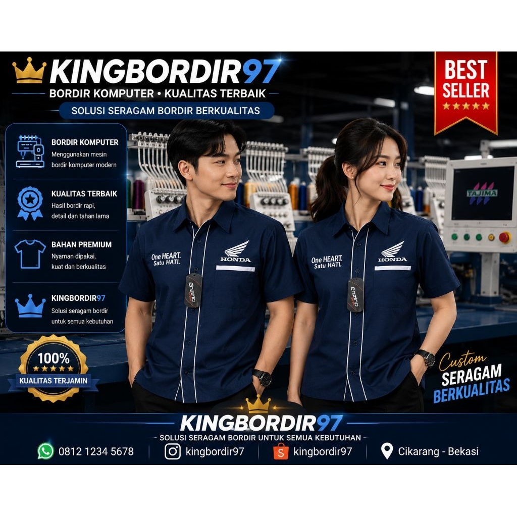 KEMEJA เสื้อรวมลายทาง Honda/เสื้อลายทาง Honda