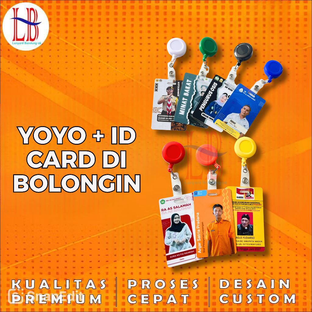 GUNDAN YOYO IDCARD CUSTOM / NAME TAG / NAME TAG HANGER