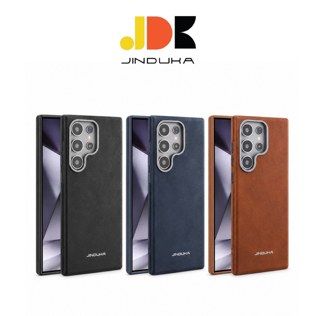 BESTCASE8 - เคส JINDUKAA LEATHER LUXURY PLATING SAMSUNG S24 ULTRA / S25 ULTRA / S26ULTRA
