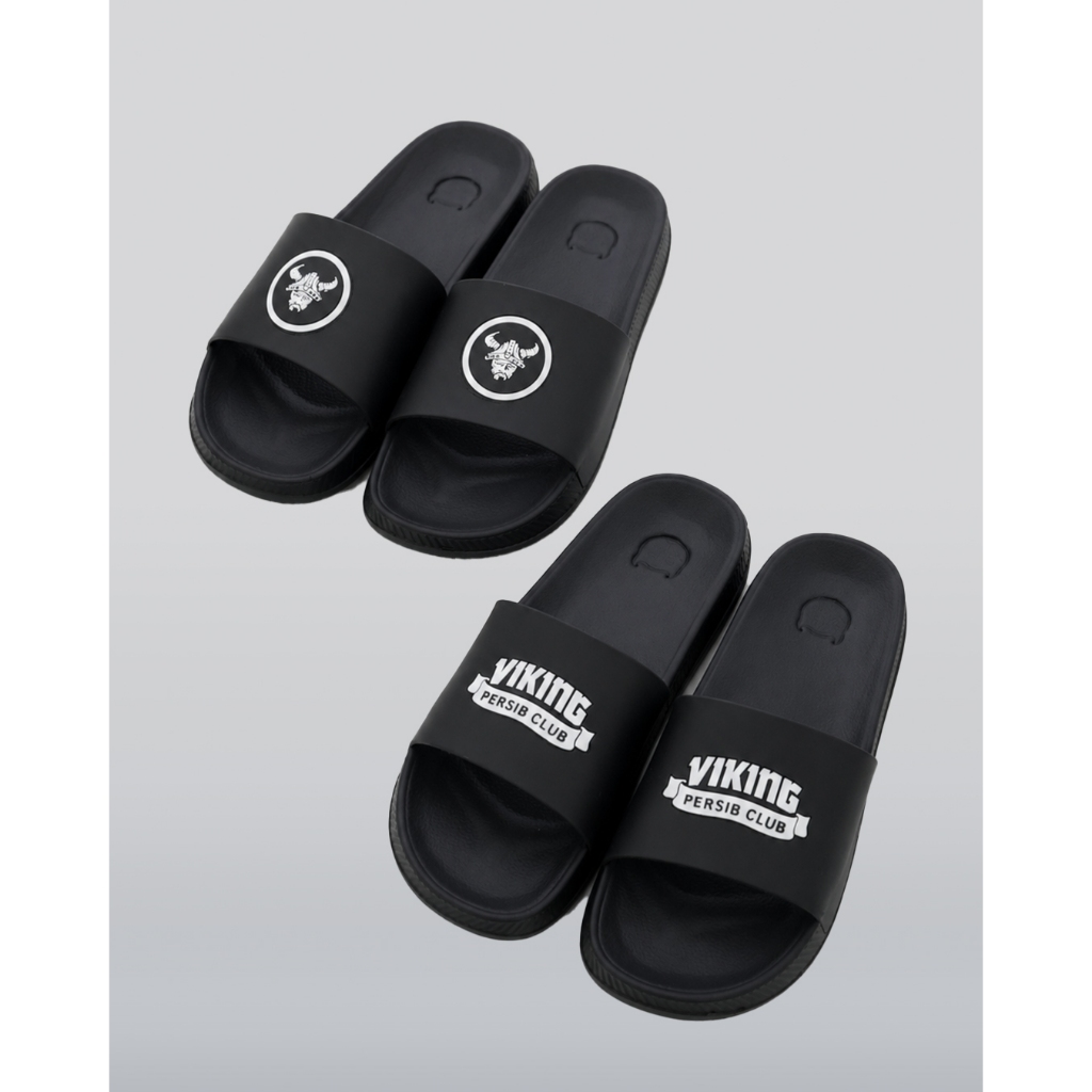 VIKING PERSIB CLUB โลโก้และ FONT SLIP-ON รองเท้าแตะสําหรับผู้ชายและผู้หญิง