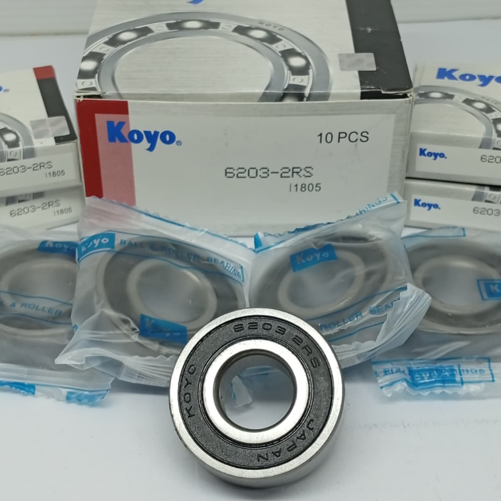 (10 ชิ้น) BEARING KOYO 6301 RS LAKER KLAR WHEEL BEARING 6301 KOYO