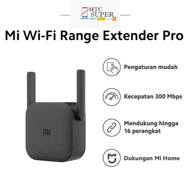 Xiaomi Mi WiFi Range Extender Pro - เสาอากาศภายนอก 2 x 2 300 Mbps (รองรับการใช้งาน Mi Home)