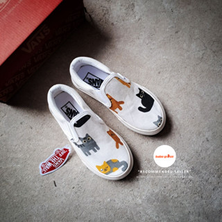 ขายดี!! Vans Slip On KIDS รองเท้าผ้าใบลําลอง กันลื่น พรีเมี่ยม นําเข้าจากจีน สําหรับเด็ก