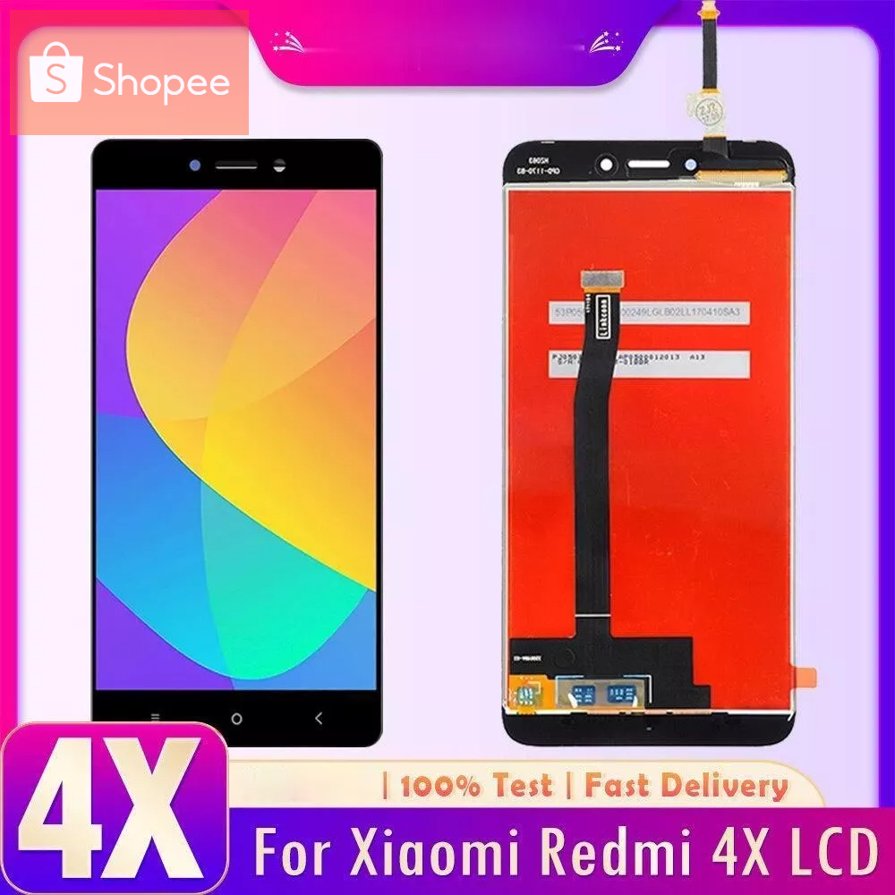 LCD TS Fullset หรือ TS เท่านั้น XIAOMI REDMI 4X พร้อมการรับประกัน TEST