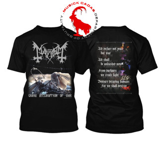 Mayhem ‎- เสื้อยืด Grand Declaration Of War