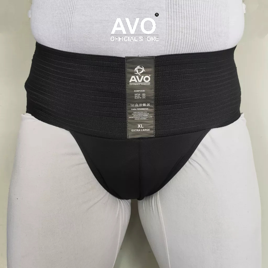 Brief Support กางเกงกีฬาผู้ชายรัดรูปไส้เลื่อน turun borok คนงานหนักหนายืดหยุ่นต้นฉบับ avo