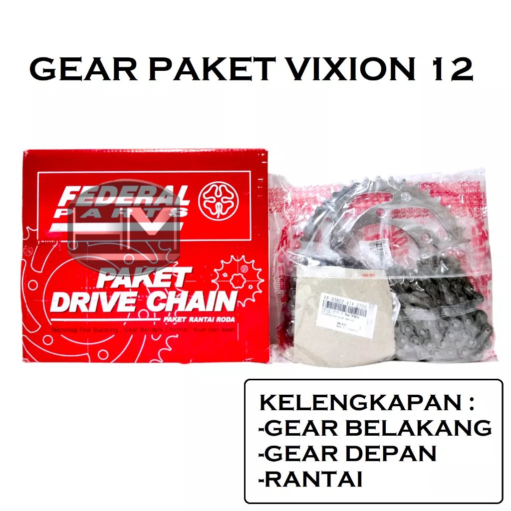 GEAR PACKAGE GEAR SET VISION 12 FEDERAL