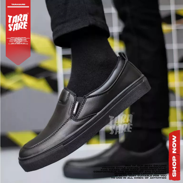 ROGERS - รองเท้าทํางานอย่างเป็นทางการสีดําสําหรับผู้ชาย