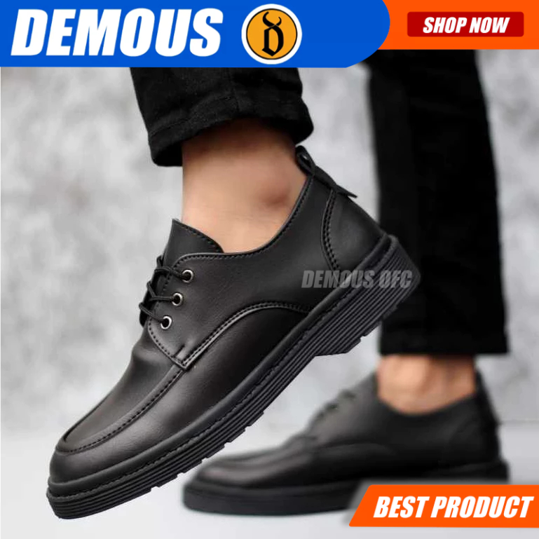 DEMOUS JOYBOY - รองเท้าทํางานอย่างเป็นทางการ Oxford สีดําสําหรับผู้ชาย
