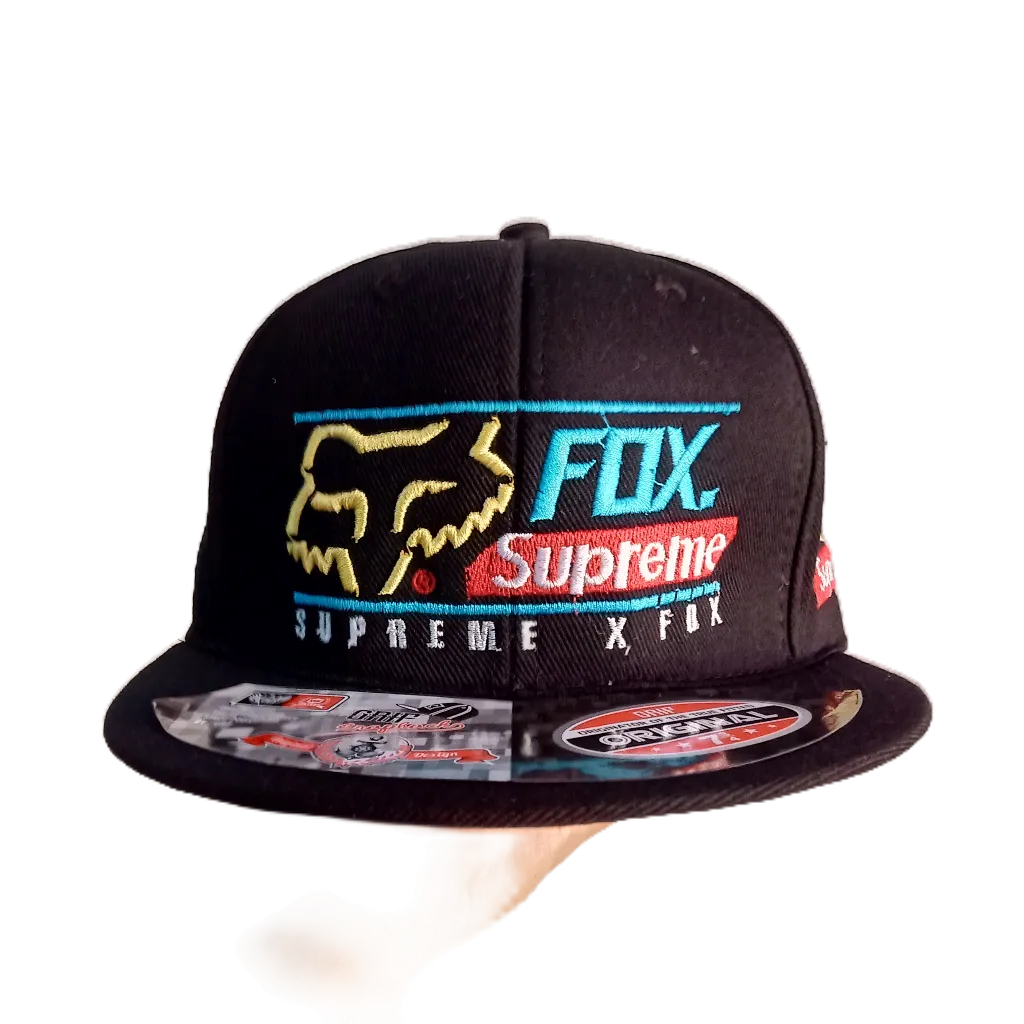 Fox SUPREME หมวกแก๊ป หมวกแก๊ป หมวกแข่งรถ หมวกแข่งรถ หมวกคาวบอย