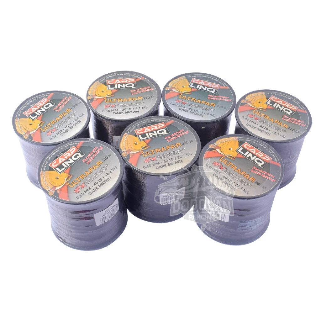 Monofilament Carp Linq สายตกปลา 1/4 สายตกปลา Dodolan