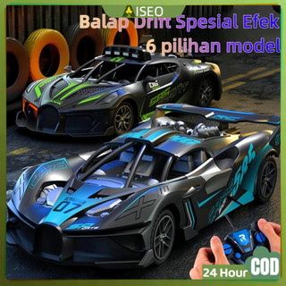 <24H  COD>Mobil Balap Remote Control RC Drift 1/18 2WD Kecepatan Tinggi Mobil Remote Control CAS Mobil Remot