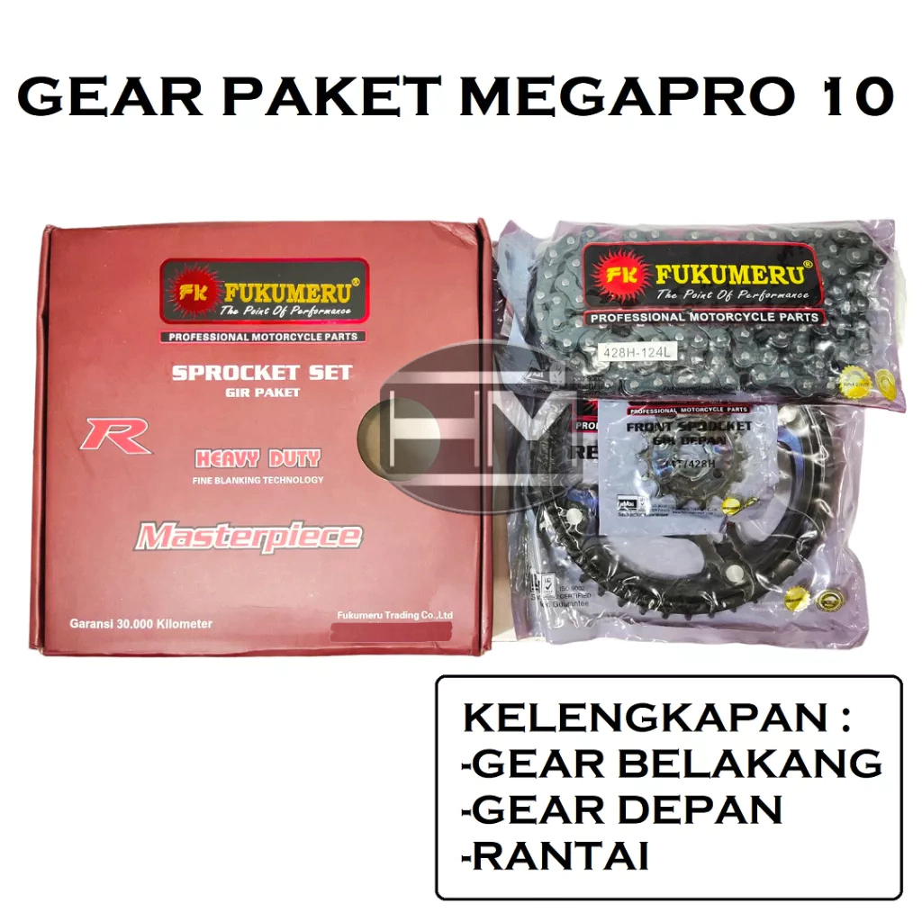 GEAR PACKAGE GEAR SET MEGAPRO 10 FUKUKAWA