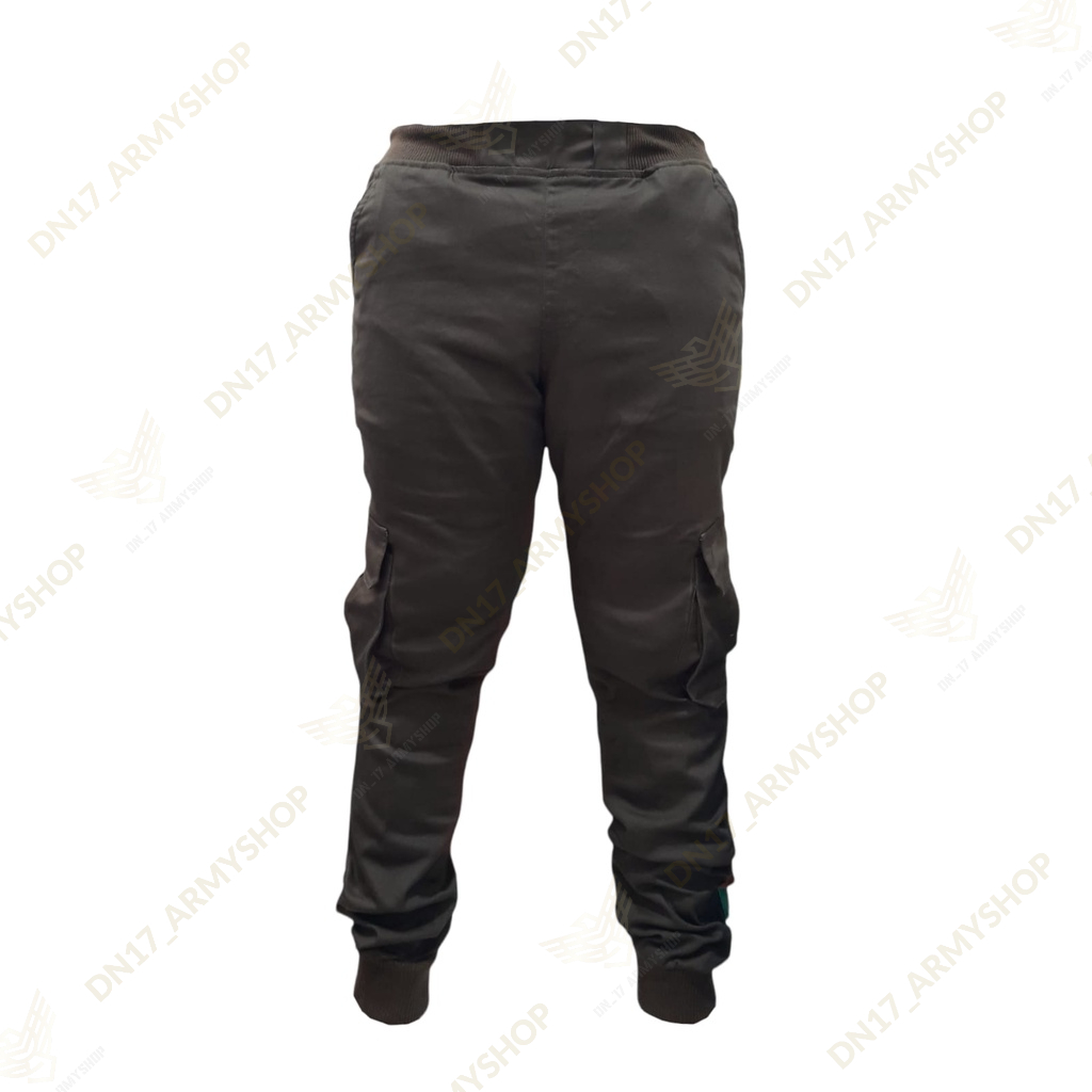 KATUN Joger PDL กางเกงผู้ชาย/หญิง ผ้าคอตตอนยืด/สีน้ําตาล Cinos