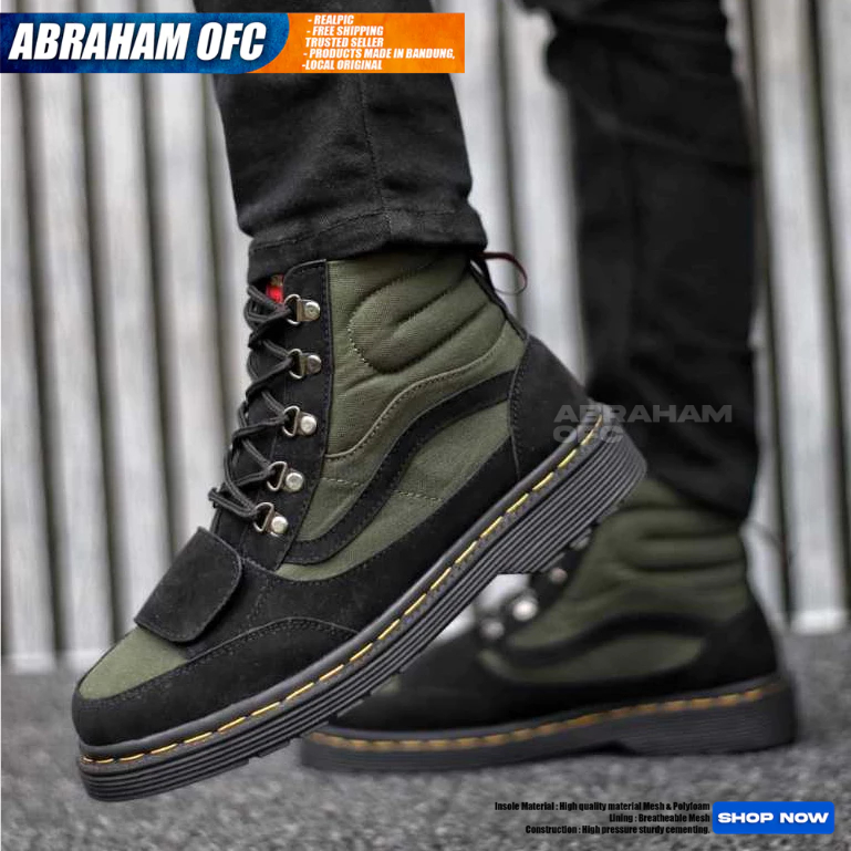 ABRAHAM Docmart Mens Official Casual Boots