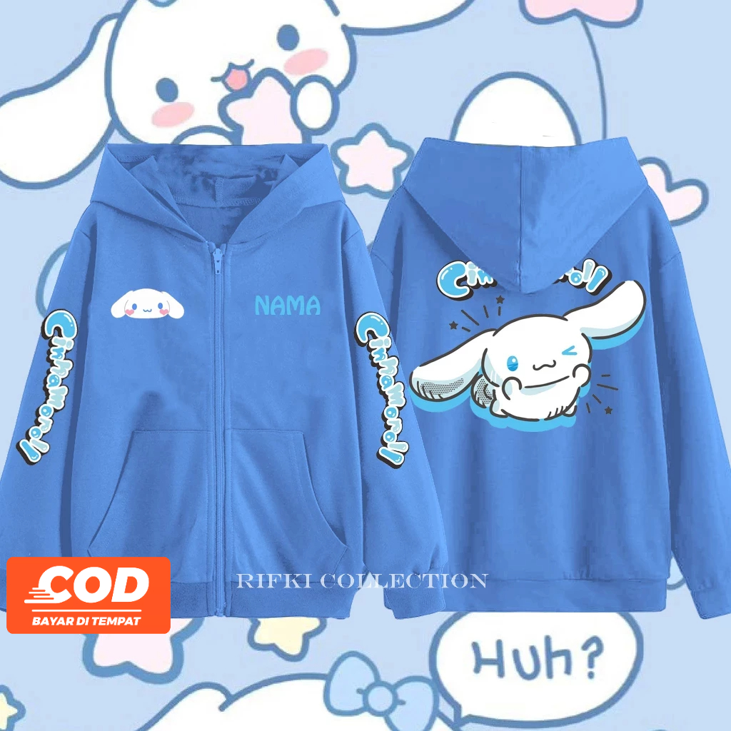 เสื้อฮู้ดมีซิปสําหรับเด็ก ซินนามอนโรล - เสื้อแจ็คเก็ตตัวละครน่ารักและสบายสําหรับเสื้อผ้าเด็กผู้หญิง