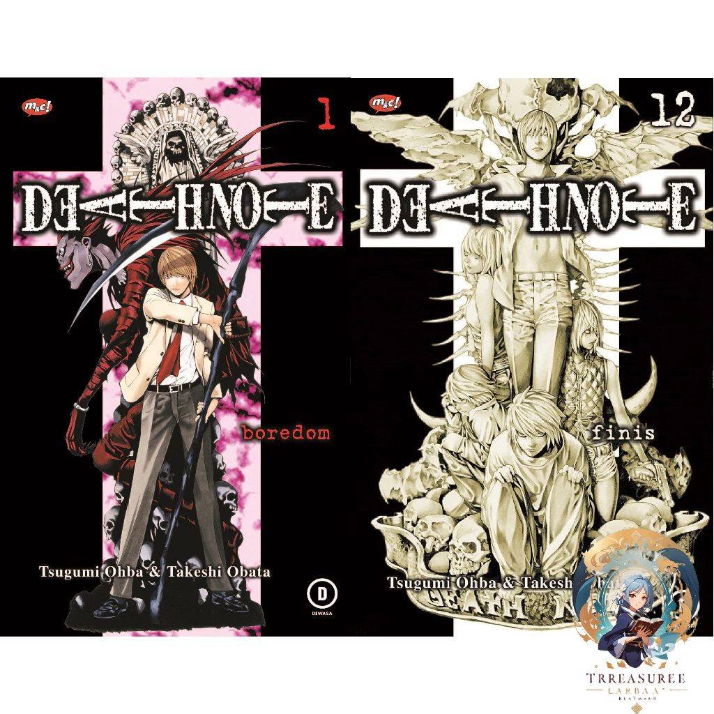 Death Note การ์ตูนมือสอง เล่ม 1-12 [มังงะ] Tsugumi Ohba & Takeshi Tema - Treasure Lucky