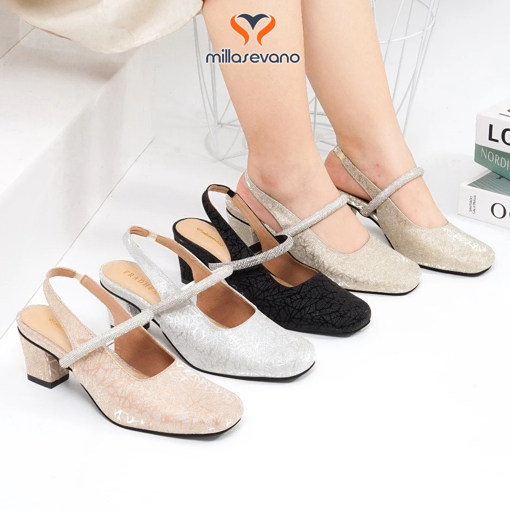 Millasevano รองเท้าแตะผู้หญิง 5 cm Heel SK 03