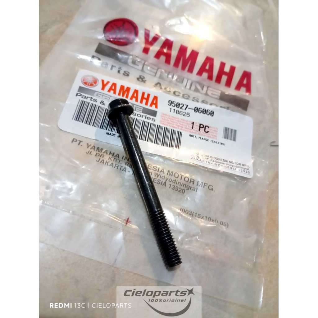 หน้าแปลน Bolt / ฝาครอบ Cvt ตัวบน Yamaha Mio Soul - Fino คาร์บูเรเตอร์ Xeon125 95027-06060