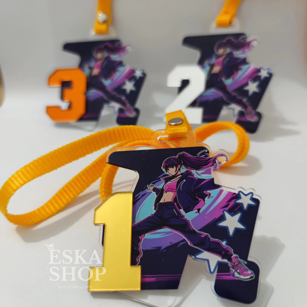 ACRYLIC DANCE MEDAL - DANCER MEDAL - DANCER MEDAL