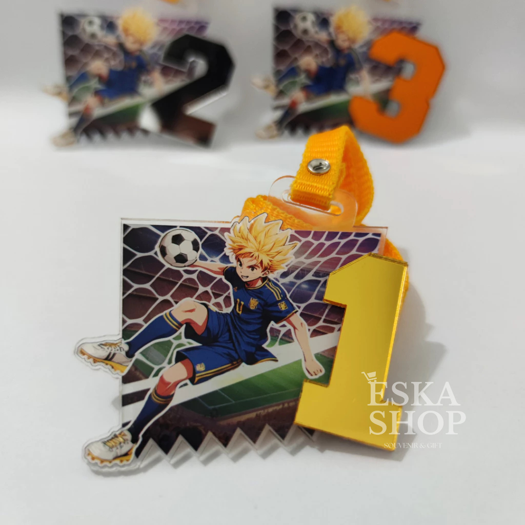 ACRYLIC COMPETITION MEDAL - FOOTBALL MEDAL - FUTSAL COOL MEDAL