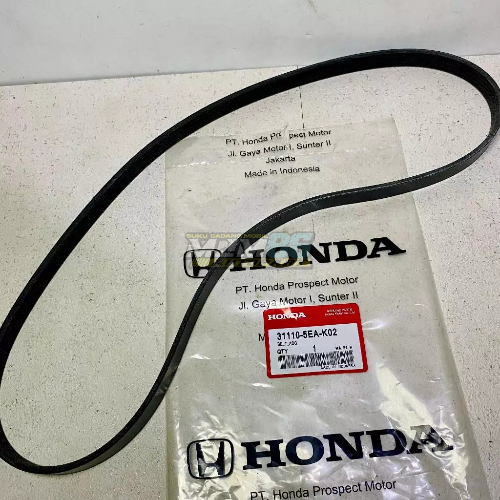 FANBELT BELT V BELT DRIVE MOBILIO BRV GEN 1 DG1 HONDA 31110-5EA-K02 5PK1138 FAN ALTERNATOR POWER STE