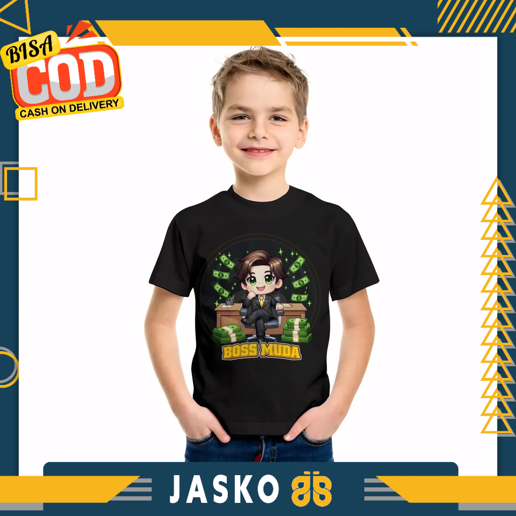 Young Boss Kids T-Shirt เสื้อยืด Distro