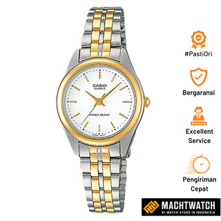 Jam Tangan Wanita Analog Casio Standard LTP-1129G-7ARDF LTP1129 LTP-1129G White Dial