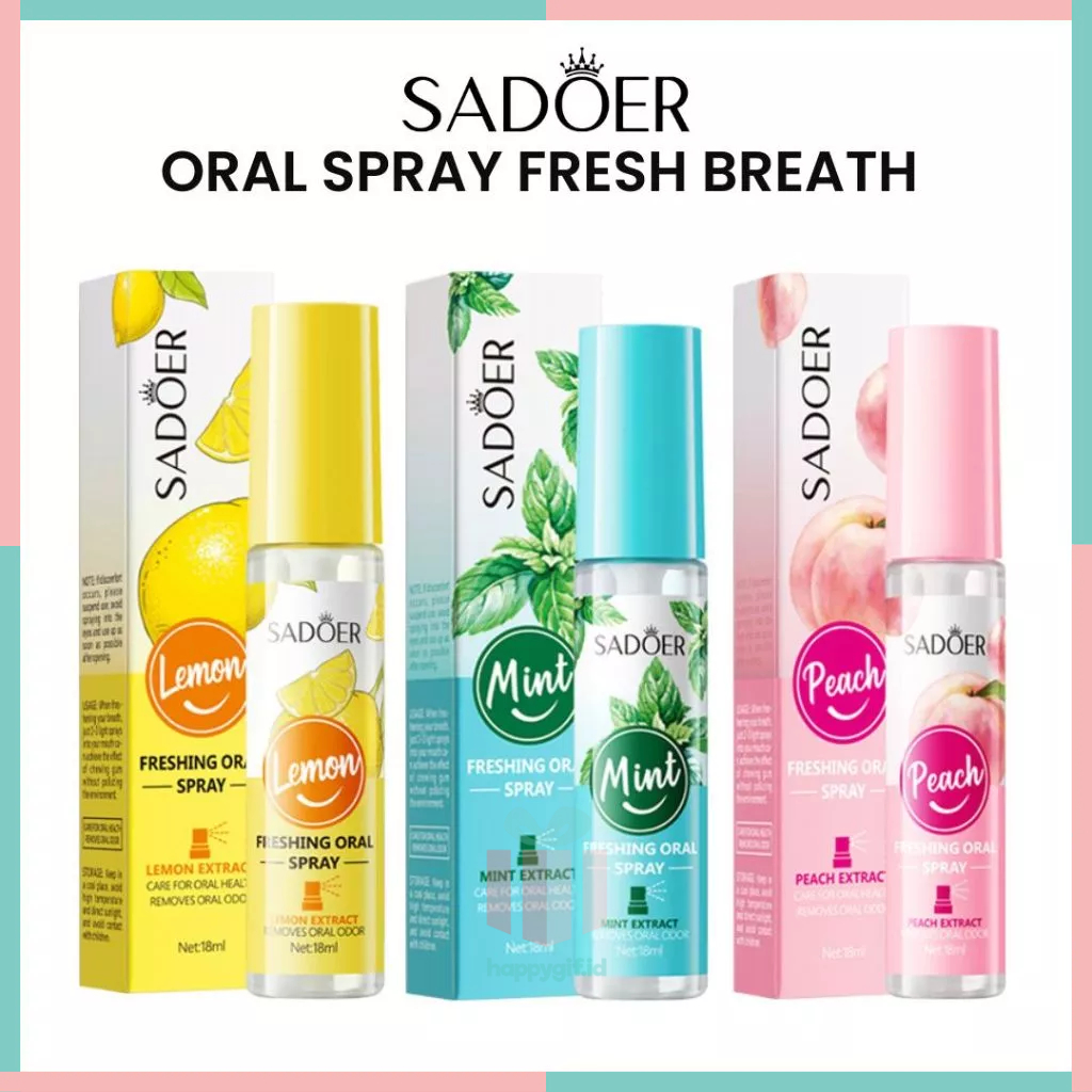 SADOER Oral Spray Fresh Breath Mouth Freshener BB054