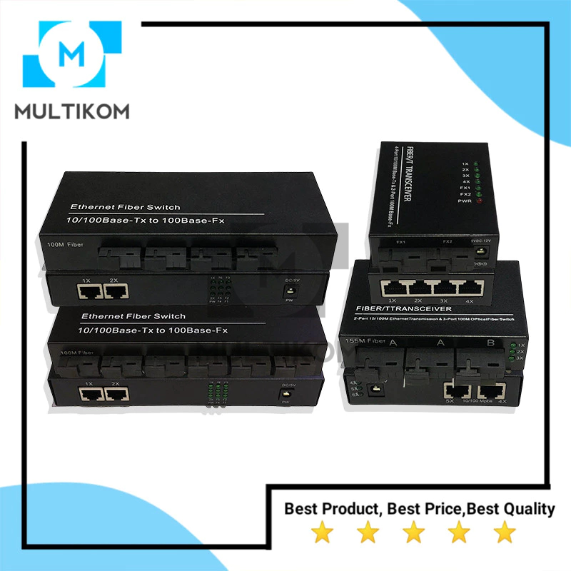 MEDIA Converter Port FO To Port Lan 10/100 POE
