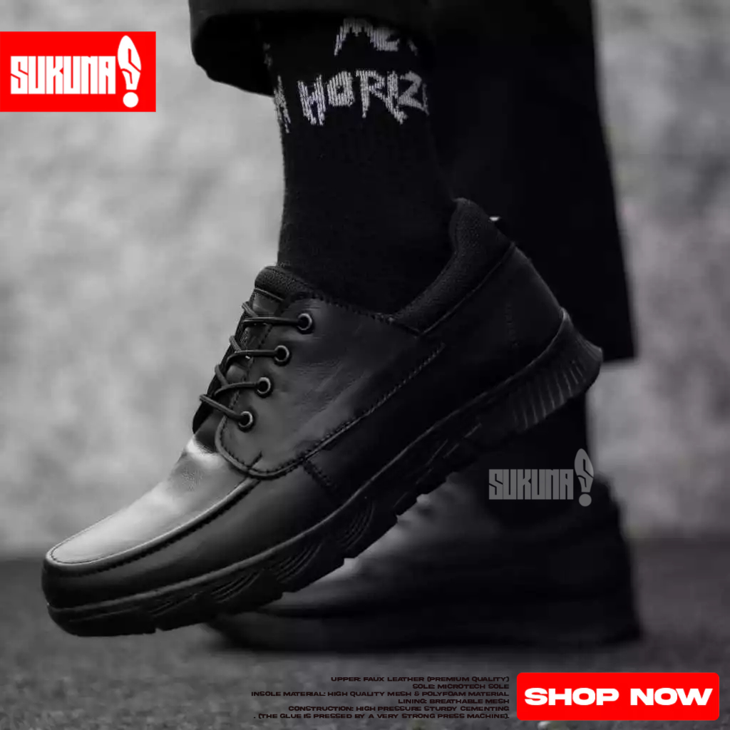 รองเท้าทํางาน Oxford อย่างเป็นทางการสีดําสําหรับผู้ชาย - ZENIT