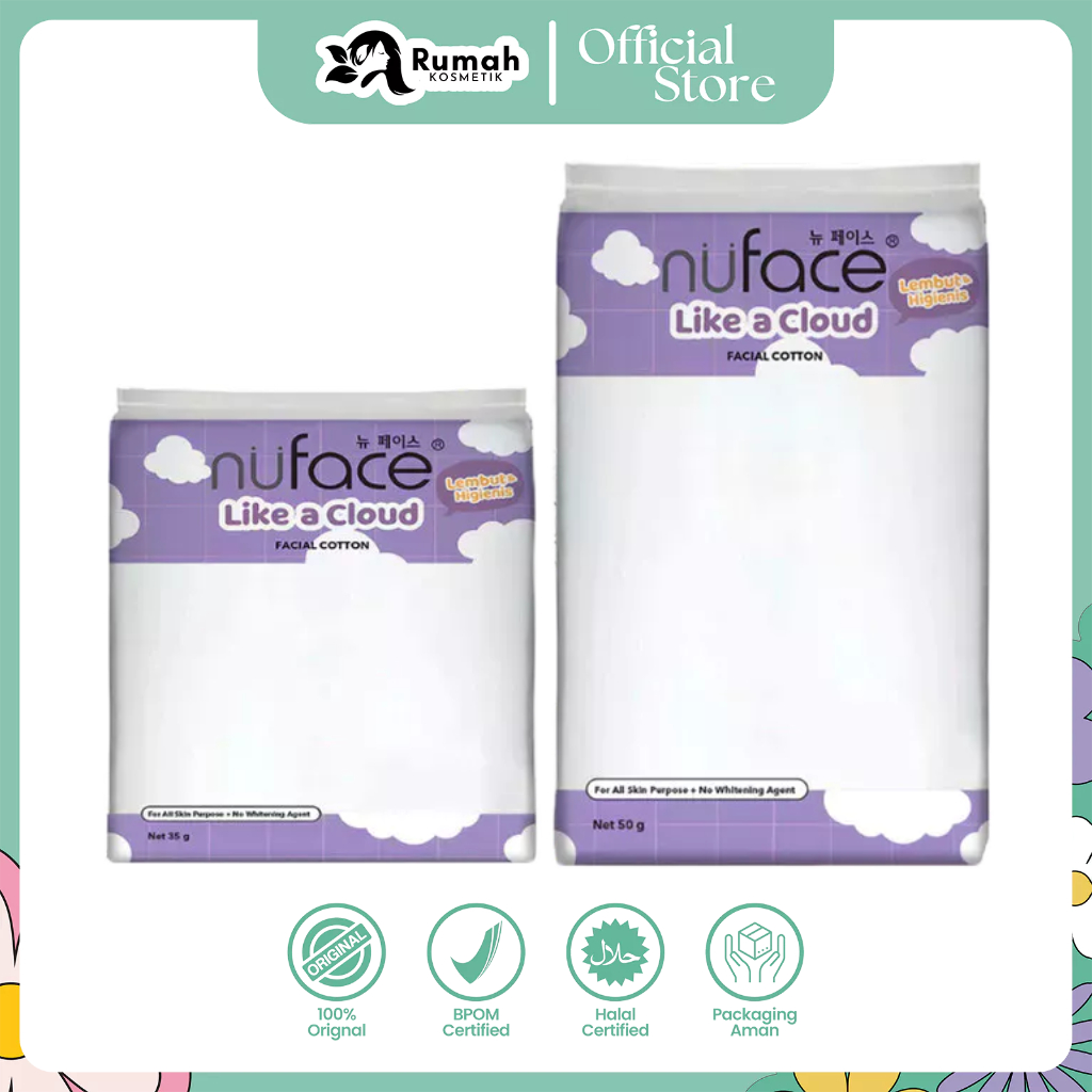 Nuface Cotton Like a Cloud Facial Cotton 35 gr & 50 gr