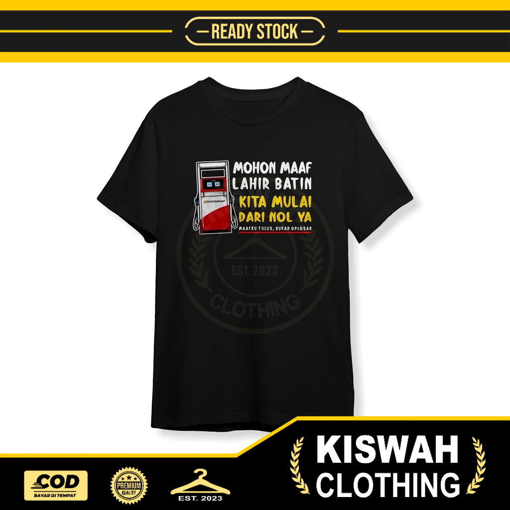 เสื้อยืด เสื้อยืด PERTAMAAF โปรดขอโทษ, Were Born, We Are From Zero, Yes, Cool Design, Distro เสื้อยื