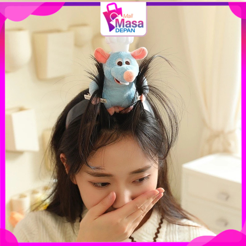 MMD ผ้าบางแถบคาดศีรษะตุ๊กตา Beentouille แถบคาดศีรษะคอสเพลย์การ์ตูน Motif น่ารักผ้าพันคอสัตว์แฟชั่นอุ