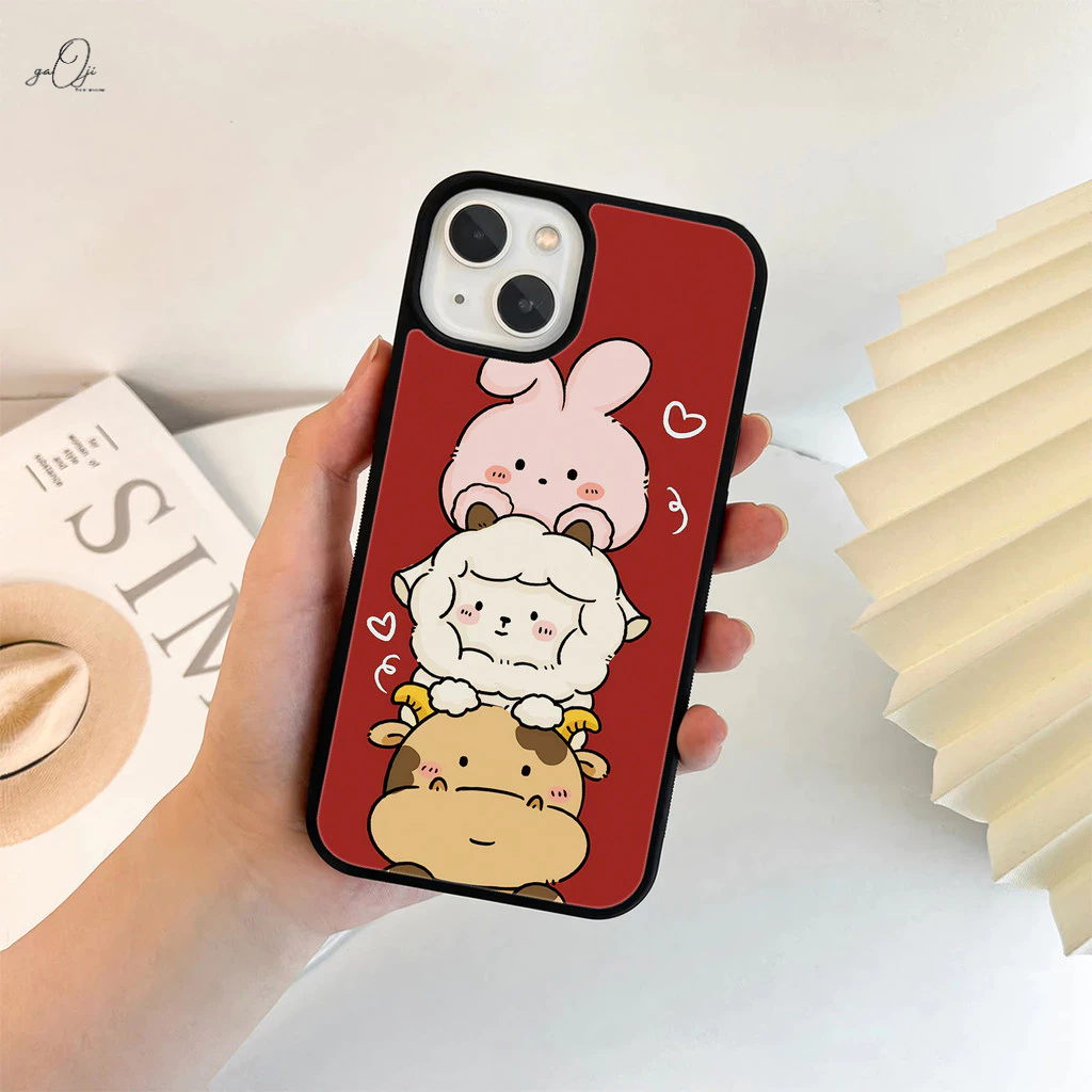VIVO Y16 Y17S Y02S Y22 Y22S Y35 4G Y36 (ajk26) เคส Softcase VIVO Custom Motif ภาพการ์ตูน