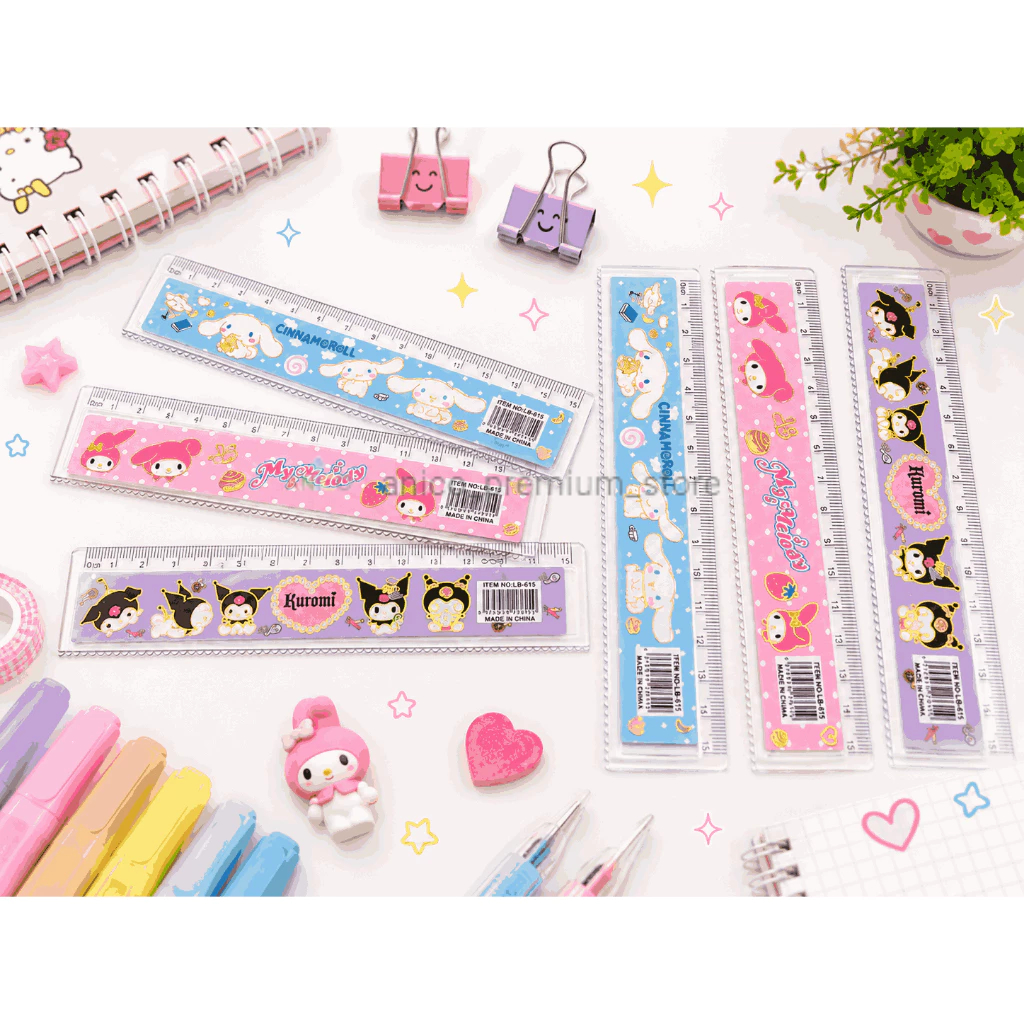 FANCY MELODY LB-615 15CM CUTE RULER / FANCY CUTE LINE