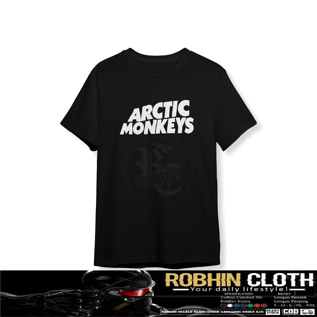 ARCTIC MONKEYS BAND เสื้อยืดเสื้อเพลง