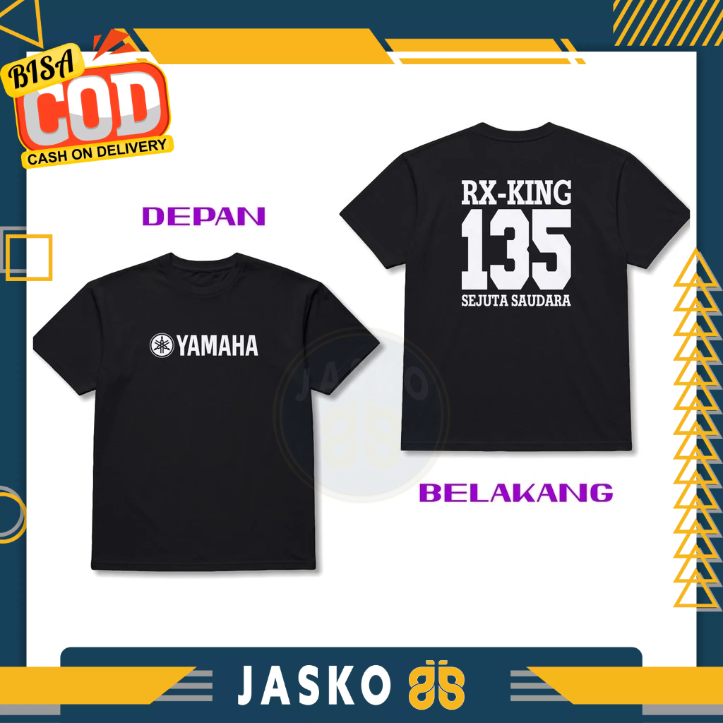 เสื้อยืด RX KING 135 CC, เสื้อผ้ายานยนต์ Million Brothers DB