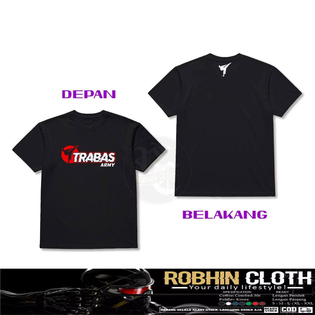 เสื้อยืด Trabas Army DB Army Distro