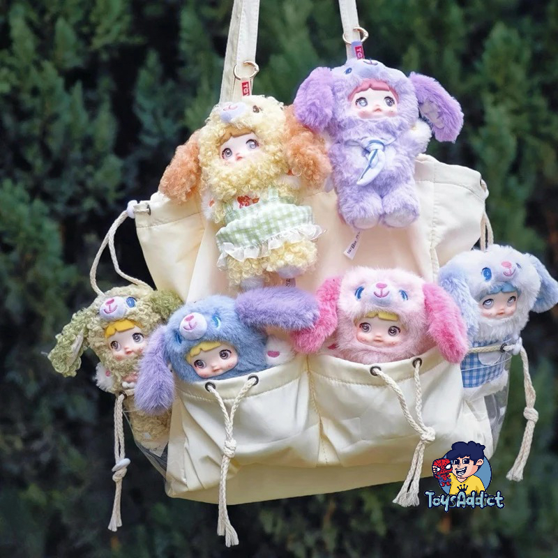 GANTUNGAN NOMMI V5 PUPPY DIARY SERIES PLUSH BLINDBOX KEYCHAIN BAG CHARM