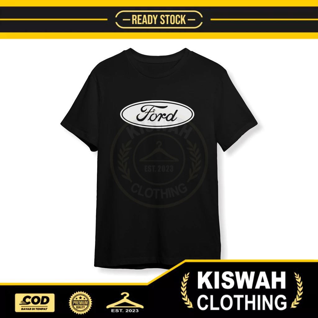เสื้อยืดโลโก้ Ford เสื้อผ้ายานยนต์