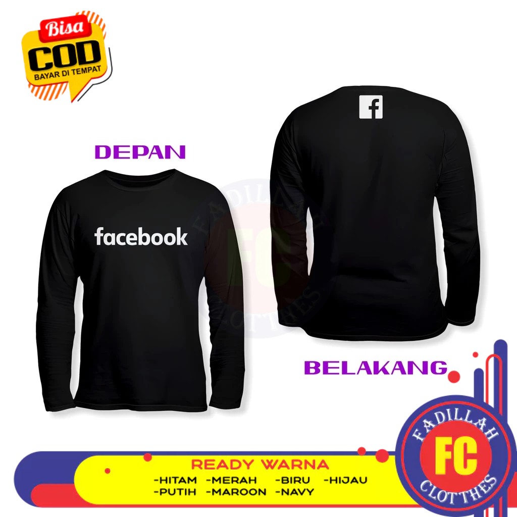 เสื้อบริษัทแขนยาวโลโก้ DB Facebook