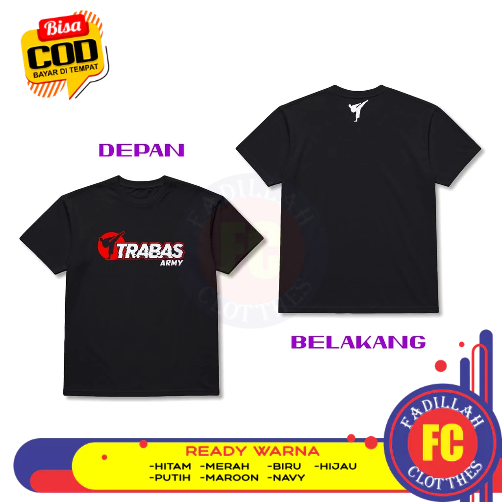 เสื้อยืด Trabas Army DB Army เสื้อยืด Distro