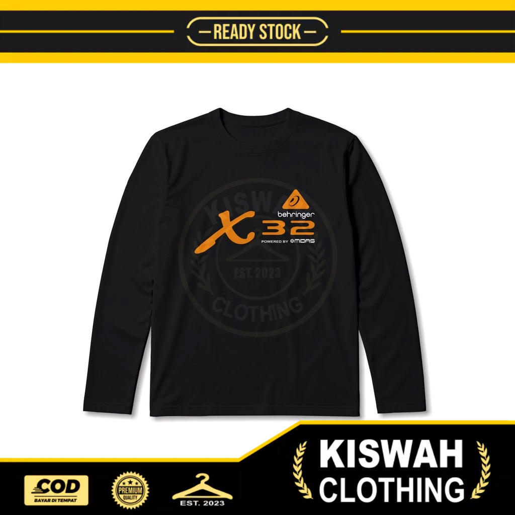 เสื้อเพลงแขนยาว Behringer X32 Midas Operator