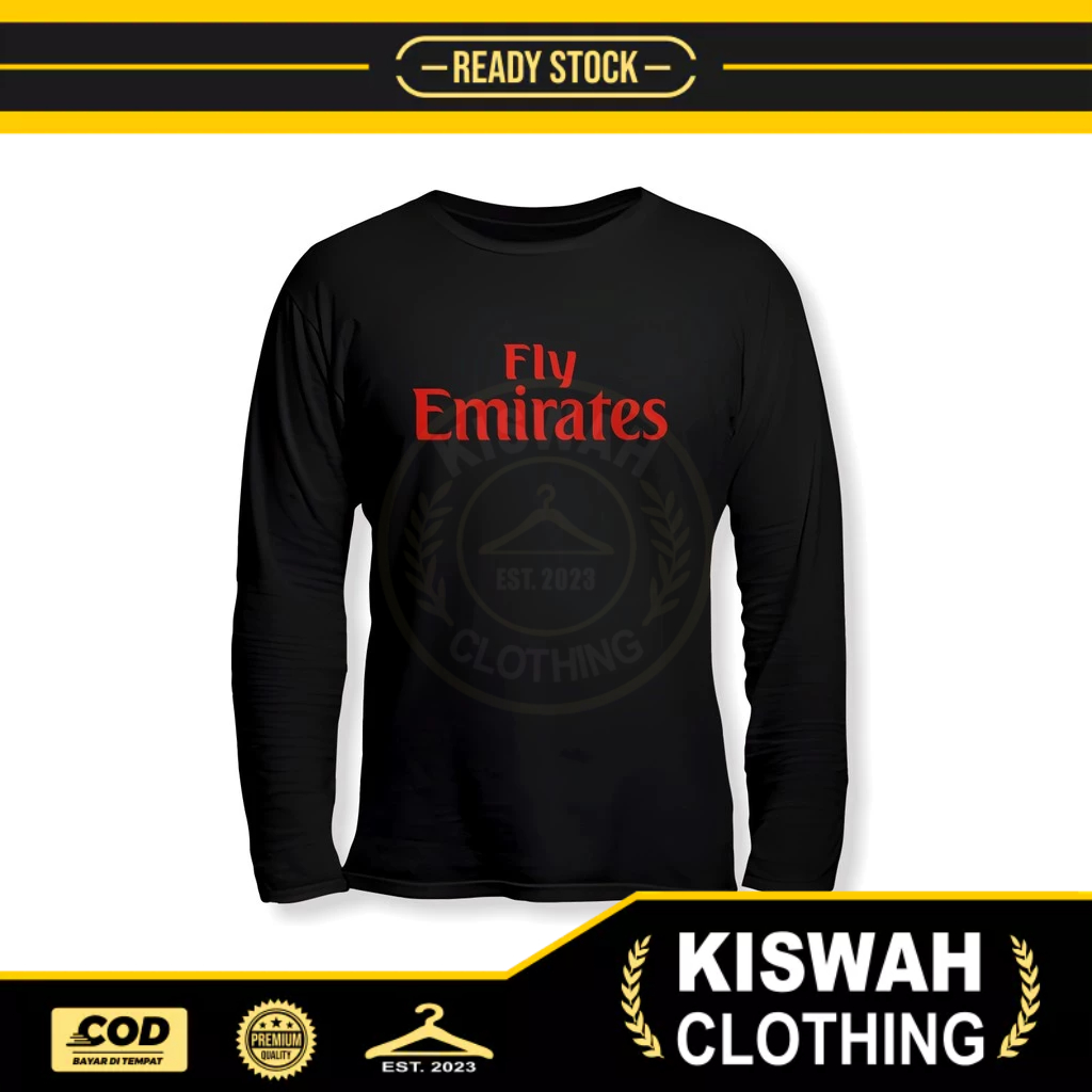 Fly Emirates เสื้อบริษัทแขนยาว
