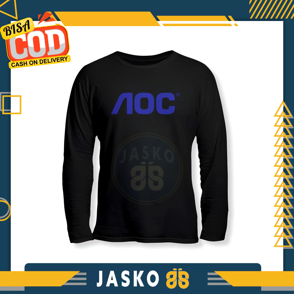 เสื้อบริษัทแขนยาวโลโก้ AOC International