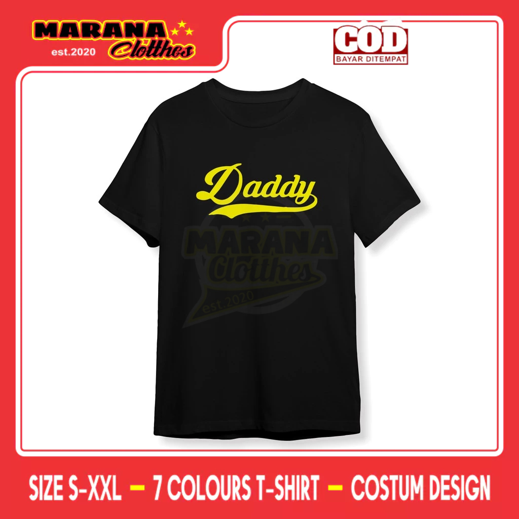 เสื้อยืด DADDY เสื้อยืด Distro