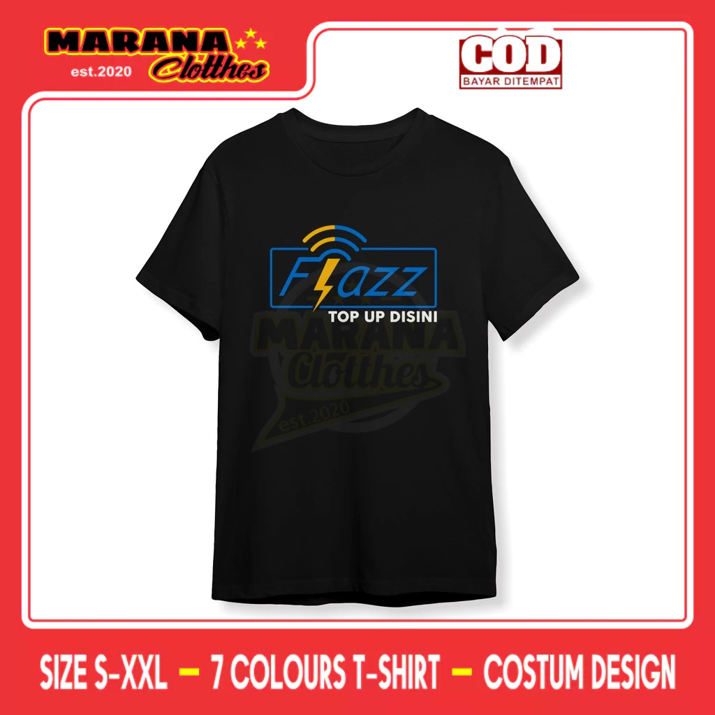 BCA Flazz Top Up Bank เสื้อยืด Here Distro เสื้อยืด