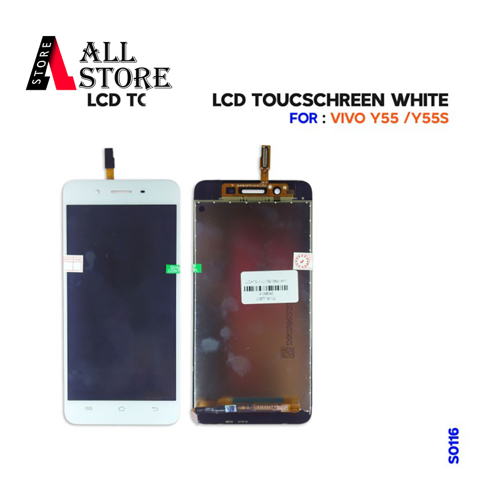LAYER INCELL หน้าจอสัมผัส LCD Vivo Y55 - หน้าจอสัมผัส LCD สําหรับ Vivo Y55 / Y55S สีขาว